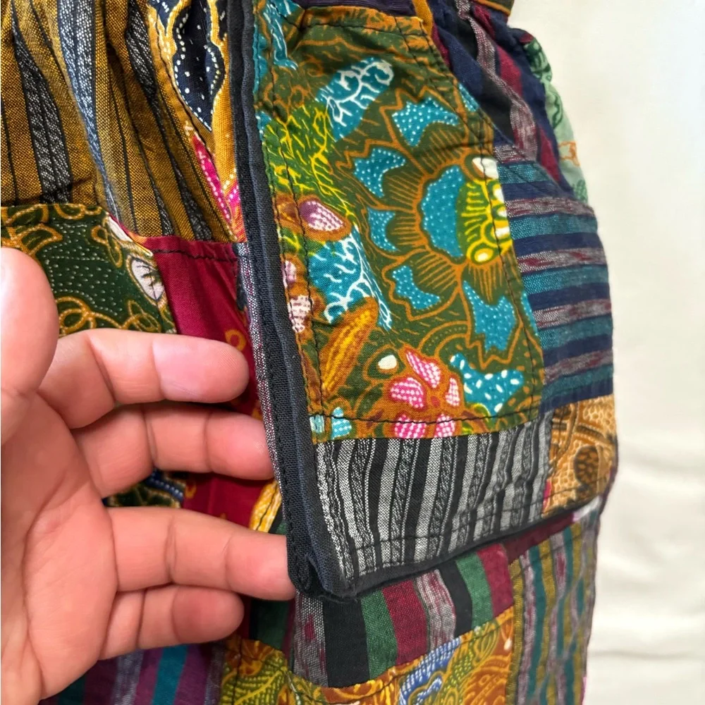 Vintage Colorful Patchwork girl Dress